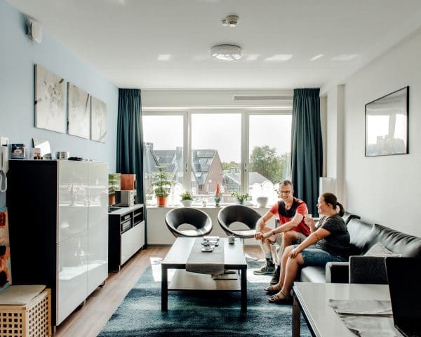 Woonkamer Sociale Cohesie project Huis van Leusden