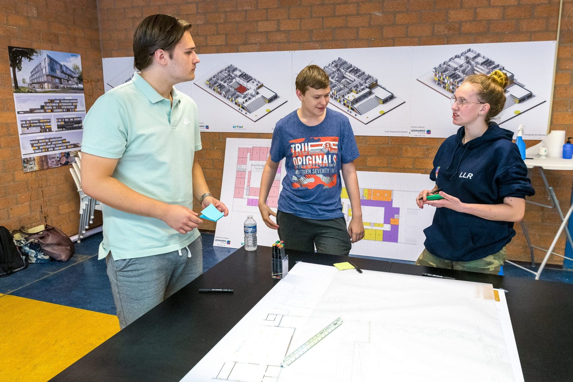 Leerlingen in gesprek over de buitenruimte-cocreatie